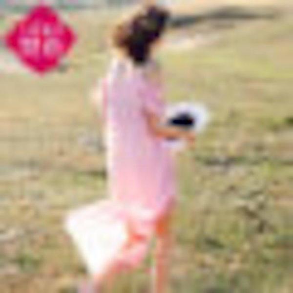 [해외]Dch 2018 년 여름 새 문양 연꽃 잎 긴 요정 스커트 치마 슬릿 쉬폰 드레스 원피스 여성