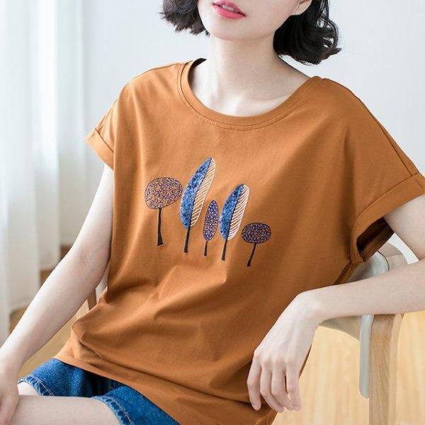 [해외]Dch 2018 여성 라운드티 티셔츠 반팔