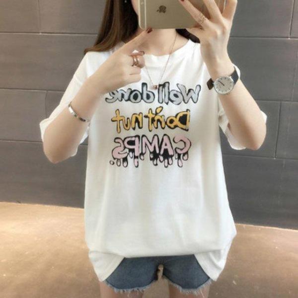 [해외]Dch 2018 여성 반팔티 티셔츠 티 셔츠