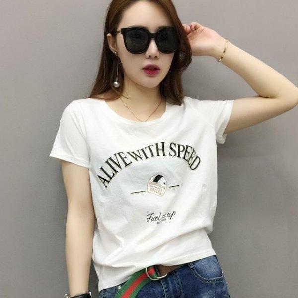 [해외]Dch 2018 신사 여성 깔끔한 여름 반팔티 티셔츠 티 셔츠