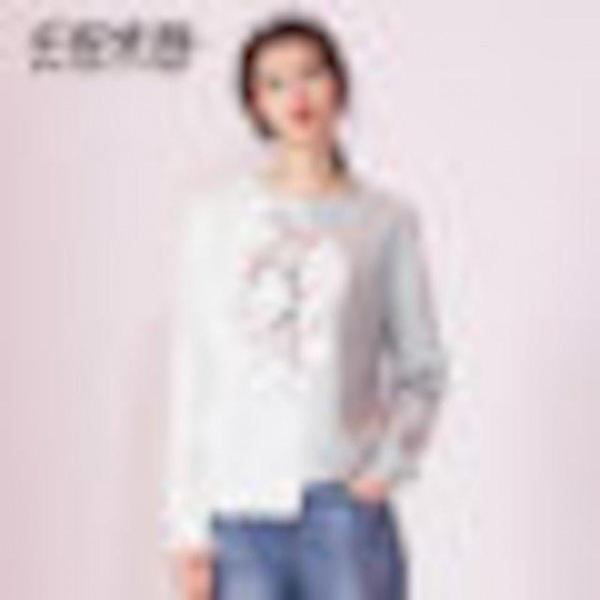 [해외]Dch 2018 패션 비대칭 스 플라이 싱 톱 프린트 티 티셔츠 셔츠 남방 풀오버 스웨터 니트