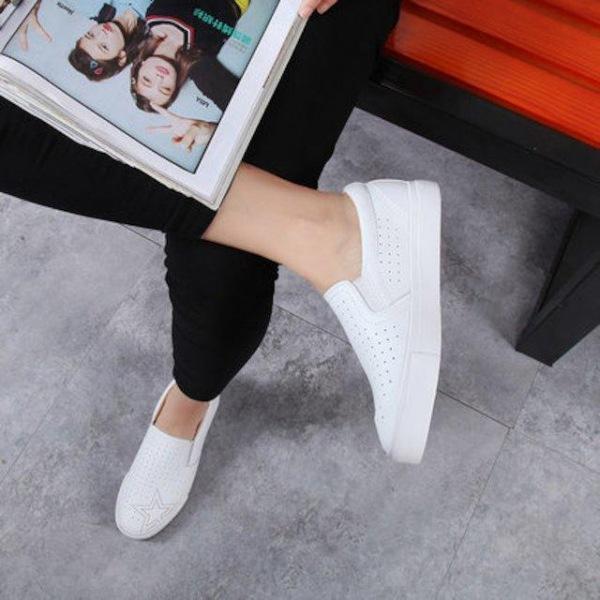 [해외]Dch 2018 서울 캔버스 여성 봄 학생 야생 흰색 신발 슈즈 스니커즈