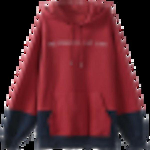 [해외]Dch 2018 내부 후드 자켓 바람막이 탑 스프링 세련된 문양 벨벳 캐주얼 스웨터 니트 여성 긴