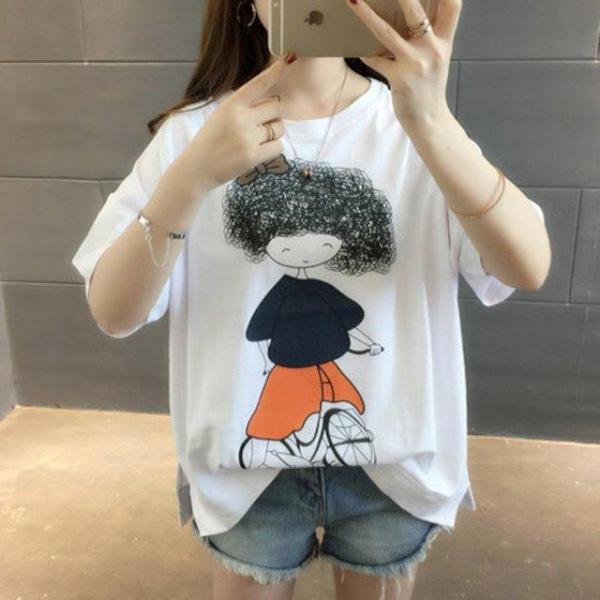 [해외]Dch 2018 신산 여성 기본 반팔티 티셔츠 티 셔츠