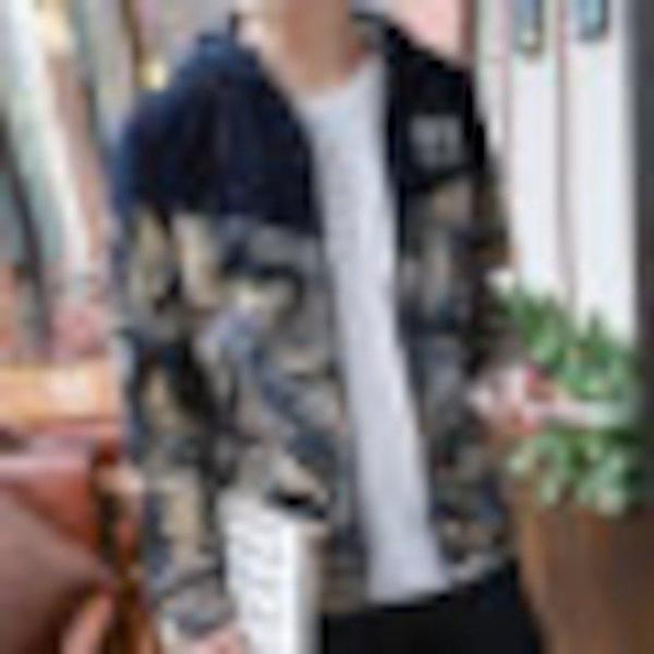 [해외]Dch 2018 남성 잘 생긴 야생의 옷 위장 대세일본 남자 봄 자켓 바람막이