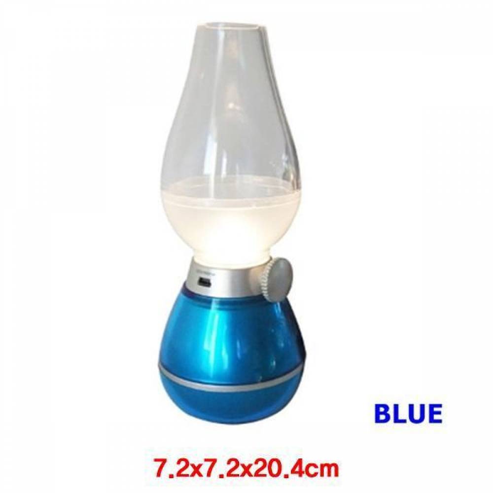 Dch USB 입김센서감지 LED 호롱불 램프 블루 (CN3841)