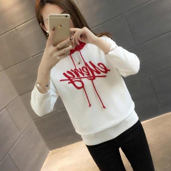 [해외]Dch 2018 여성 후드 스웨터 니트 티 티셔츠