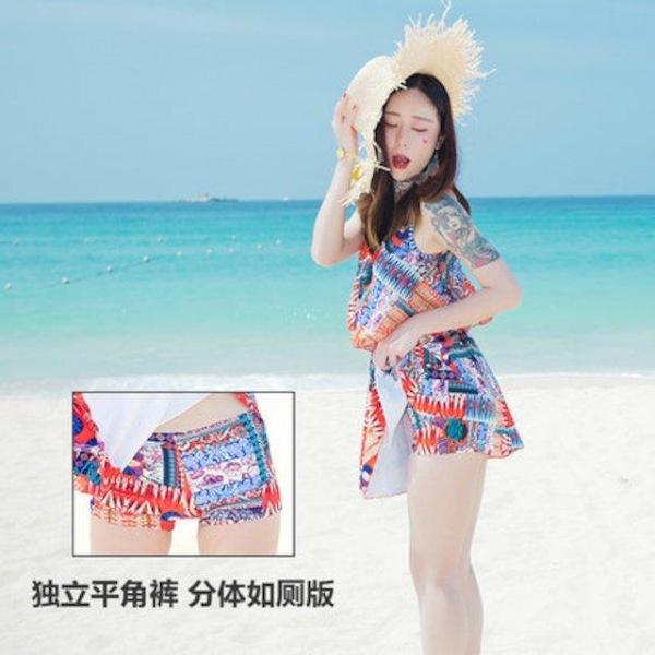 [해외]Dch 2018 여성 무늬 원파스 수영복 해변용품 수영용품