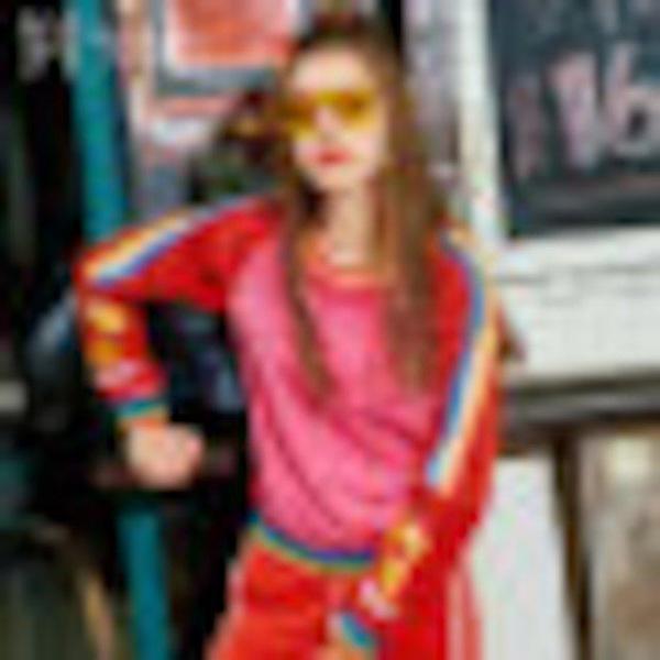 [해외]Dch 2018 마라톤 봄 학생 분홍색 짧은 세련된 스웨터 니트 여성의 머리 스포츠 셔츠 남방
