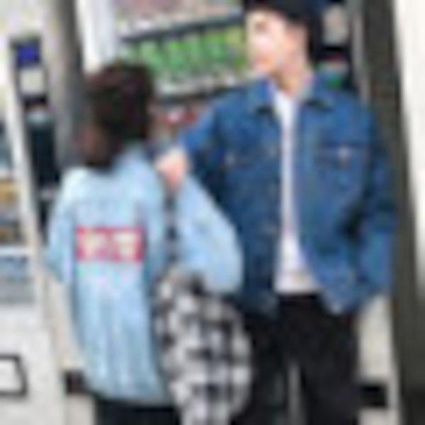 [해외]Dch 2018 청바지 팬츠 바지 자켓 바람막이 남성 커플 모델 봄과 가을 학생 옷